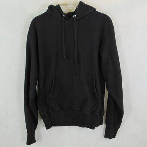 VTG Champion Reverse weave Black Hoodie size M
